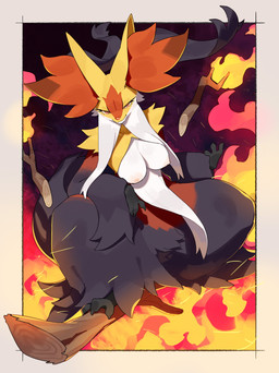 3_fingers 3_toes anthro anthrofied areola big_breasts biped breasts claws feet female finger_claws fingers fire front_view fur grey_body grey_fur inner_ear_fluff looking_at_viewer nipples nude nude_anthro nude_female pink_areola pink_nipples pokemorph red_body red_eyes red_fur smile solo standing thick_thighs toe_claws toes tuft wide_hips kame_3 nintendo pokemon pokemon_legends_z-a generation_9_pokemon mega_delphox mega_evolution pokemon_(species) 2025 absurd_res digital_drawing_(artwork) digital_media_(artwork) hi_res