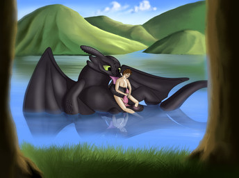 anal bathing bodily_fluids butt cum duo ejaculation erection feral fisting genital_fluids genitals lake licking male male/male masturbation penetration penis tail tongue tongue_out water ward0r dreamworks european_mythology how_to_train_your_dragon mythology hiccup_horrendous_haddock_iii toothless dragon fury_(httyd) human mammal mythological_creature mythological_scalie night_fury scalie western_dragon hi_res