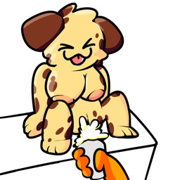 :3 >_< anthro bodily_fluids breasts cum cum_in_a_cup cum_in_container cum_in_mouth cum_inside drinking drinking_cum ejaculation eyes_closed female fur furniture genital_fluids genitals markings nipples nude on_table paws sitting sitting_on_table solo spots spotted_body spotted_fur table vaginal_fluids vaginal_fluids_in_a_cup vaginal_fluids_on_vulva vulva camerathey taco_(camerathey) canid canine mammal 1:1 low_res