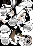 anthro canid canine canis car clothed clothing comic disney english_text fan_character fan_comic female fox gbwr green_eyes hi_res inside_car jinksa judy_hopps lagomorph leporid male mammal nick_wilde predator_city rabbit red_fox text true_fox vehicle wolf wolfport zootopia
