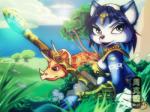 blue_fur blue_hair canine dinosaur female fox fur grass green_eyes greenary hair headband krystal mammal nintendo outside plant plants polearm sauropod scalie sea staff star_fox theoriginalmistajonz tree video_games water
Rating: Safe
Score: 3
User: NekoBot
Date: February 23, 2014