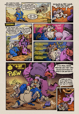 balls bodily_fluids butt clothed clothing cum cum_on_face desert dialogue erection fellatio genital_fluids genitals glans male new_vegas oral penile penis profanity sex tail text vault_suit videogame_ui bayou_beaver fallout microsoft mythology jaz_(laughingboye) nbdog vault_boy alligator alligatorid arthropod border_collie canid canid_demon canine canis collie crocodilian demon domestic_dog hellhound herding_dog mammal mythological_canine mythological_creature pastoral_dog reptile scalie sheepdog 2026 absurd_res comic english_text hi_res