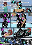 anthro assimilation balls big_balls big_breasts bimbofication blue_body blue_lips bodily_fluids breast_squish breasts brown_hair butt corruption cum cum_inflation cum_inside dripping erection expansion eyewear female fur genital_fluids genitals glasses glowing glowing_genitalia glowing_nipples goo_transformation green_hair green_lips group hair heart_eyes heart_symbol herm horn huge_breasts humanoid_genitalia inflation intersex intersex/female interspecies kissing latex lips nipples nude open_mouth penetration penile penis purple_lips pussy sex slime smile species_transformation squish tail tentacles text thick_lips thick_thighs tongue transformation wide_hips novaspark hasbro my_little_pony mythology fan_character nova_spark animal_humanoid cursed_fleshlight_(gorila_invisible) equid equine goo_creature horse human humanoid hybrid latex_creature living_latex mammal mammal_humanoid mythological_creature mythological_equine pony tatzlpony unicorn absurd_res comic digital_media_(artwork) english_text hi_res