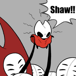 2_horns 6_eyes age_difference ambiguous_gender anthro biped black_body black_eyes black_text cloak clothing dialogue exclamation_point grey_background group happy holding_another horn looking_at_another mask multi_eye neonate proud red_body red_cloak red_clothing simple_background size_difference solo_focus speech_bubble text wave_emanata white_body young carrottrembling hollow_knight_(franchise) team_cherry herrah_(hollow_knight) hornet_(hollow_knight) arthropod insect weaver_(hollow_knight) 1:1 2025 digital_drawing_(artwork) digital_media_(artwork) english_text hi_res daughter_(lore) female_(lore) mother_(lore) mother_and_child_(lore) mother_and_daughter_(lore) parent_(lore) parent_and_child_(lore) parent_and_daughter_(lore)