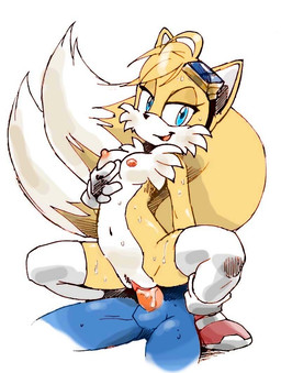 anthro anthrofied balls blue_body blue_eyes blue_fur bodily_fluids breasts clothing crossgender cum cum_in_vagina cum_inside duo erection eyewear female female_penetrated footwear fox_tail fur genital_fluids genitals gloves goggles handwear looking_at_viewer male male/female male_penetrating male_penetrating_female mostly_nude mtf_crossgender multi_tail navel nipples on_bottom on_top penetration penile penile_penetration penis penis_in_vagina reverse_cowgirl_position sex shoes simple_background small_breasts sweat tail vaginal vaginal_penetration vulva white_background twistedterra sega sonic_the_hedgehog_(series) miles_prower sonic_the_hedgehog canid canine eulipotyphlan european_hedgehog fox hedgehog mammal red_fox true_fox 2013