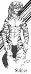 2009 abs anthro balls biceps biped black_balls black_body black_eyes black_fur black_hair black_nipples black_penis black_stripes bottomwear clothed clothing digital_media_(artwork) equid equine flaccid front_view fur genitals hair long_hair looking_at_viewer male mammal monochrome multicolored_body multicolored_fur multicolored_hair muscular muscular_anthro muscular_male name_badge navel nipples pants partially_clothed pecs penis portrait shane_nelson signature simple_background solo striped_body striped_fur stripes stripes_(character) three-quarter_portrait two_tone_body two_tone_fur two_tone_hair undressing vein veiny_penis white_background white_body white_bottomwear white_clothing white_fur white_hair zebra