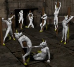 bdsm bondage bound breasts collar dragontalon equine fates_of_the_unicorns female horn horse nipples nude pussy slave slavery slaves unicorn
Rating: Explicit
Score: 3
User: DragonTalon
Date: February 01, 2012