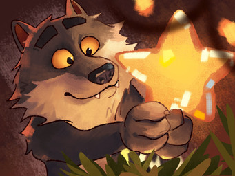 black_eyebrows black_nose christmas_star christmas_tree claws eyebrows holidays male plant solo thick_eyebrows tree yellow_eyes hyaku_inu christmas intermarche_unloved albert_(intermache_unloved) canid canine canis mammal wolf 2025 4:3 absurd_res colored hi_res