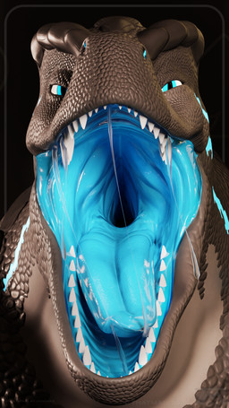 blue_insides bodily_fluids female feral grey_body mouth_shot open_mouth oral_vore palate_ridges prey_pov saliva soft_vore solo studio throat tongue vore wide-open_mouth thatman jinnoaka_(modeler) ziina dinosaur prehistoric_species reptile scalie 3d_(artwork) 9:16 blender_(artwork) digital_media_(artwork) hi_res