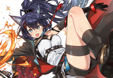 4_ears accessory ahoge armwear bangs belt_buckle black_hair blue_eyes blush blush_lines bottomwear bracelet breasts buckle clothed clothed_female clothed_humanoid clothing cute_fangs elemental_manipulation fangs female fire fire_manipulation flowing_hair footwear fully_clothed fully_clothed_female fully_clothed_humanoid hair hair_accessory hairband happy human_and_animal_ears human_ears inner_ear_fluff jewelry legband legwear long_hair looking_at_viewer magic_user multi_ear open_mouth open_smile ponytail pose shoes shorts simple_background smile socks solo star teeth thick_thighs thighband tied_hair tuft ebora arknights hypergryph studio_montagne blaze_(arknights) animal_humanoid felid felid_humanoid feline feline_humanoid humanoid mammal mammal_humanoid 2025 absurd_res colored detailed digital_drawing_(artwork) digital_media_(artwork) hi_res