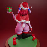 anthro big_butt butt christmas_clothing christmas_headwear clothing female gift hat headgear headwear holidays long_ears pink_body plushie santa_hat solo riockso3 christmas browny_rose_(riockso3) lagomorph leporid mammal rabbit 1:1 3d_(artwork) animated blender_(artwork) digital_media_(artwork) no_sound short_playtime turntable_(animation) webm