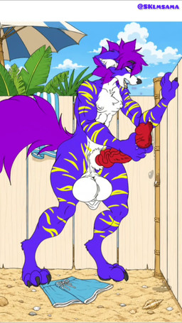 animal_genitalia animal_penis anthro balls big_balls big_penis bodily_fluids canine_genitalia canine_penis cum cumshot ejaculation erection fingers genital_fluids genitals huge_balls huge_penis hyper hyper_balls hyper_genitalia hyper_penis knot knotted_penis male masturbation penile penile_masturbation penis solo klmsama canid canine mammal 2026 2d_animation 9:16 animated digital_media_(artwork) hi_res huge_filesize short_playtime sound video