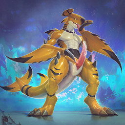 alternate_color animal_genitalia anthro bodily_fluids collar cum detailed_background genital_fluids genital_slit genitals licking looking_at_viewer male muscular muscular_anthro muscular_male penis pokemorph self_lick sharp_teeth solo spiked_collar spikes tail tapering_penis teasing teasing_viewer teeth tongue vein veiny_penis yellow_body drakaar nintendo pokemon shakran garchomp generation_4_pokemon pokemon_(species) 1:1 absurd_res digital_drawing_(artwork) digital_media_(artwork) hi_res huge_filesize signature