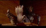 black_bars feet female foot_focus unknown_artist predator_(franchise) alien yautja 2021 3d_(artwork) digital_media_(artwork) letterbox
