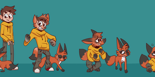 ambiguous_gender basic_sequence biped biped_to_quadruped bottomwear clothed clothing clothing_cord drawstring drawstring_topwear duo feral fully_clothed green_background growth hoodie human_to_feral linear_sequence male pants quadruped shrinking simple_background size_transformation smile species_transformation surprised tail tail_growth topwear transformation transformation_sequence walking kornepheross nintendo pokemon canid generation_8_pokemon human mammal nickit pokemon_(species) 2020 hi_res sequence