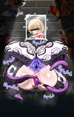 anus blonde_hair bodily_fluids brick_wall butt clitoris female free_use gaping gaping_vagina genital_fluids genitals glistening glistening_body glistening_butt glistening_skin glory_hole hair multi_tail photo purple_anus purple_tentacles purple_vulva solo spread_vulva spreading squelching tail tail_anus tentacle_tail tentacles text unusual_anatomy unusual_tail vaginal_fluids vulva wall_(structure) sdong_s mihoyo zenless_zone_zero yidhari_murphy animal_humanoid cephalopod cephalopod_humanoid humanoid marine marine_humanoid mollusk mollusk_humanoid octopus_humanoid thiren absurd_res digital_drawing_(artwork) digital_media_(artwork) english_text hi_res