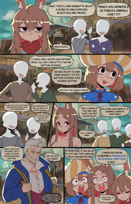 annoyed bodily_fluids buckteeth dialogue embarrassed female group male outside rope shocked speech_bubble tears teeth text trying_not_to_laugh basedbinkie kiara_(basedbinkie) klara_(basedbinkie) kvara_(basedbinkie) animal_humanoid human humanoid lagomorph lagomorph_humanoid leporid_humanoid mammal mammal_humanoid rabbit_humanoid absurd_res comic english_text hi_res sibling_(lore) sister_(lore) sisters_(lore)