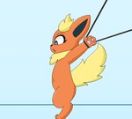 bdsm belly big_belly bondage bound female hose hose_in_mouth hose_inflation inflation laboratory solo milkis2000 nintendo pokemon eeveelution flareon generation_1_pokemon pokemon_(species) 2d_animation animated short_playtime