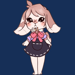 female short solo kaysaak lagomorph leporid mammal rabbit 1:1 animated animated_gif short_playtime tagme