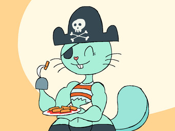 animated_gif anthro bottomwear buckteeth clothing crop_top expansion eye_patch eyelashes eyewear femboy food glistening glistening_lips heart_nose heart_symbol holding_food holding_object hook hook_hand hyper hyper_lips lip_expansion lips male midriff navel pirate pirate_hat shirt shorts solo teeth text thick_lips topwear tteokbokki whiskers thatdawgmurray happy_tree_friends russell_(htf) mammal mustelid otter 4:3 aliasing animated digital_media_(artwork) english_text short_playtime
