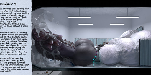 accessory anthro balls big_balls big_penis bodily_fluids cock_ring collar erection excessive_genital_fluids excessive_precum expansion genital_expansion genital_fluids genitals growth huge_balls huge_penis hyper hyper_balls hyper_genitalia hyper_penis inside jewelry knot knotted_penis male multi_balls multi_genitalia penis penis_accessory penis_jewelry precum sitting_on_balls solo text transformation snekkuu mythology no_nut_november drash_(character) dragon mythological_creature mythological_scalie scalie absurd_res hi_res meme