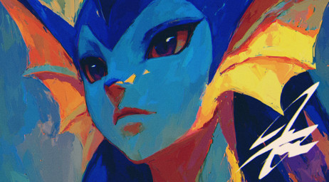 ambiguous_gender blue_background blue_body blue_eyes blue_face blue_head blue_neck blue_nose fin humanoid_face iris lips simple_background solo three-quarter_view jarrhead95 nintendo pokemon eeveelution generation_1_pokemon pokemon_(species) vaporeon color_contrast digital_media_(artwork) digital_painting_(artwork) headshot_portrait hi_res painting_(artwork) portrait shaded signature simple_shading