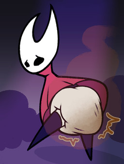 anthro clothed clothing diaper embarrassed feces female full_diaper pooping soiled soiled_diaper soiling soiling_diaper solo stink_fumes unclean_diaper used_diaper using_diaper wearing_diaper unknown_artist hollow_knight_(franchise) team_cherry hornet_(hollow_knight) arthropod insect