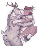 5_fingers age_difference anal anal_penetration anthro anthro_on_anthro anthro_penetrated anthro_penetrating anthro_penetrating_anthro antlers barazoku biped blush blush_lines bodily_fluids countershade_tail countershading cum cum_in_ass cum_inside duo erection eye_contact eyebrows fingers french_kissing genital_fluids genitals glans hooves horn humanoid_genitalia humanoid_penis kissing looking_at_another male male/male male_penetrated male_penetrating male_penetrating_male mature_male older_male penetration penile penile_penetration penis penis_size_difference romantic romantic_couple sex simple_background size_difference smaller_penetrated tail younger_male younger_penetrated denim_(artist) emil_klopf otto_klopf deer mammal new_world_deer reindeer grandchild_(lore) grandfather_(lore) grandfather_and_grandchild_(lore) grandfather_and_grandson_(lore) grandparent_(lore) grandparent_and_grandchild_(lore) grandson_(lore) incest_(lore)