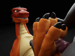 2018 3_toes 3d_(artwork) 3d_animation 4:3 animated anthro claws countershade_feet countershading digital_media_(artwork) doublescale dragon dragon_(doublescale) duo erection feet feral foot_fetish foot_focus foot_play footjob genitals hindpaw loop lying male male/male mythological_creature mythological_scalie mythology no_sound on_back paws penis rashsar_(doublescale) reptile scalie sex short_playtime simple_background toe_claws toes two-footed_footjob webm