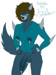 anime_style anthro balls big_breasts big_penis big_snout big_tail blue_eyes bodily_fluids bottomless bottomless_gynomorph bottomless_intersex breast_milking breasts brown_hair chest_tuft clothed clothing cum cum_on_balls fangs genital_fluids genitals glans gynomorph hair hands_on_own_hips intersex lactating lactating_through_clothing leaking_cum monotone_background penis simple_background snout solo spikes tail teeth topwear topwear_only tuft turquoise_clothing wet wet_clothing white_background wolf_ears wolf_tail axelo1500_(artist) ben_10 cartoon_network mythology axelo_(character) blitzwolfer fan_character alien canid canine canis loboan mammal mythological_canine mythological_creature werecanid werecanine werecreature werewolf wolf 3:4 digital_drawing_(artwork) digital_media_(artwork) hi_res signature busty_boy_(lore)