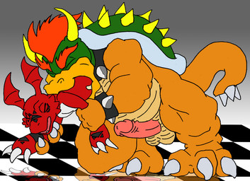 arm_grab balls bowser crossover digimon duo feet_first glenn guilmon humanoid_penis koopa male male/male mario_bros nintendo oral_vore penis scalie soft_vore video_games vore

Rating: Explicit
Score: 4
User: hippie
Date: October 07, 2009