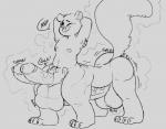 2_heads 2_penises absorption_vore after_transformation anthro balls big_penis bite biting_lip biting_own_lip conjoined corruption crotch_head diphallism fluffy front_and_back_penises frontal_taur_balls frontal_taur_genitals frontal_taur_penis genitals growth hands_behind_head horizontal_diphallism huge_penis humanoid_genitalia humanoid_penis male male_pred male_prey merging multi_balls multi_genitalia multi_head multi_penis multifur nude penis penis_tongue self_bite sheath_mouth solo transformation unusual_anatomy unusual_genitalia_placement unusual_penis_placement vore anonymous_artist balros_(echoen) mammal mammal_taur rodent rodent_taur sciurid sciurid_taur taur tree_squirrel tree_squirrel_taur line_art monochrome