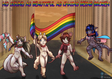 anatomically_correct anatomically_correct_genitalia anatomically_correct_vulva andromorph anthro balls breasts city female flower flower_accessory genitals humanoid_genitalia humanoid_penis humanoid_vulva intersex lgbt_pride male nipples nude parade penis plant pride_color_flag pride_colors public public_nudity small_breasts street vulva young liryal hollyann_hoythund jackie_schmitfaust tilcara_(liryal) alaskan_klee_kai alpaca aquatic bull_shark camelid canid canine canis carcharhinus domestic_dog fish hybrid lemon_shark mammal mouse murid murine requiem_shark rodent shark spitz wolf absurd_res hi_res trans_(lore) trans_woman_(lore)