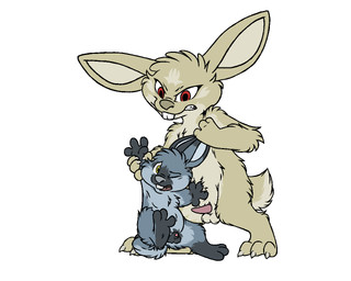 age_difference animal_genitalia animal_penis anthro arm_grab balls black_balls bodily_fluids buckteeth crying digitigrade duo erection evil_face feet forced genitals imminent_rape imminent_sex lagomorph_penis larger_male lifted_by_ears male male/male nude one_eye_closed open_mouth penis penis_tip pushing sheath simple_background size_difference small_balls smaller_male standing struggling tapering_penis tears teeth white_background white_balls young young_anthro mizzyam jamie_(mizzyam) maxy lagomorph leporid mammal rabbit 5:4 aliasing cel_shading digital_media_(artwork) flat_colors shaded