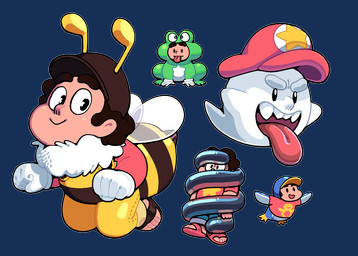 animal_costume antennae_(anatomy) clothed clothing dot_eyes hair male power-up simple_eyes toony wings young discount-supervillain cartoon_network mario_bros nintendo steven_universe steven_quartz_universe animal_humanoid arthropod arthropod_humanoid bee_humanoid boo_(mario) ghost human humanoid hymenopteran hymenopteran_humanoid insect insect_humanoid mammal spirit alpha_channel crossover digital_media_(artwork)