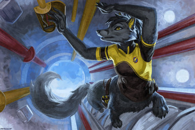 breasts claws clothed clothed_female clothed_taur clothing feet female fingers front_view fur hair solo standing tail teeth toes sadnicole star_trek canid canid_taur canine canine_taur fox fox_taur mammal mammal_taur taur 2026 digital_drawing_(artwork) digital_media_(artwork) hi_res