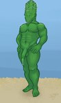 anthro bodily_fluids cactus desert flaccid foreskin genital_fluids genitals green_body humanoid_genitalia humanoid_penis male muscular muscular_anthro muscular_male nude nude_anthro nude_male penis plant precum solo sweat sweatdrop sweaty_legs joeythepuppy humanoid mammal 2024 colored digital_drawing_(artwork) digital_media_(artwork) portrait shaded sketch