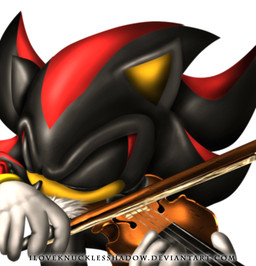 anthro black_body black_fur bow_(stringed_instrument) bowed_string_instrument eyes_closed fur holding_object male musical_instrument playing_music playing_violin simple_background solo string_instrument violin white_background iloveknucklesshadow sega sonic_the_hedgehog_(series) shadow_the_hedgehog eulipotyphlan hedgehog mammal