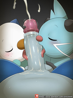 ambiguous_gender anthro anthro_on_anthro ball_fondling balls belly blue_balls blue_body blue_fur blue_hair blue_penis blush bodily_fluids collaborative collaborative_fellatio collaborative_oral collaborative_sex cum cum_on_belly cum_on_body cum_on_penis cum_on_tongue cumshot ejaculation erection evolutionary_family eyes_closed faceless_anthro faceless_character faceless_male fellatio first_person_view fondling foreskin freckled_face freckles fur genital_fluids genitals glans gradient_background grey_background group group_sex hair hand_on_penis handjob holding_balls holding_penis humanoid_genitalia humanoid_penis licking male male/ambiguous male_pov nude open_mouth oral orange_nose orgasm overweight overweight_male patreon_logo penile penis penis_lick pink_nose purple_glans retracted_foreskin sex simple_background sweat text threesome tongue tongue_out trio whiskers white_body white_fur winick-lim nintendo patreon pokemon dewott generation_5_pokemon oshawott pokemon_(species) samurott 2021 artist_name hi_res url