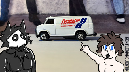 anthro duo gesture hand_gesture latex looking_at_viewer male meme_face meme_pose model_car pecs photo photo_background pointing toy_car gentlemanquentin changed_(video_game) ertl general_motors gmc gmc_vandura purolator_courier soyjak two_soyjaks_pointing lin_(changed) puro_(changed) canid canine canis dark_latex goo_creature human latex_creature mammal wolf 16:9 hi_res meme mixed_media photography_(artwork) widescreen