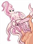 anthro beak beak_pussy breasts duo erection eyeshadow female genitals human_on_anthro interspecies makeup male male/female mantle_(mollusk) nipples non-mammal_breasts nude penis pink_nipples pussy sex simple_background slightly_chubby tentacle_sex tentaclejob tentacles vagina_dentata fudgy_fart american_dad cephalopod coleoid decapodiform human mammal marine mollusk