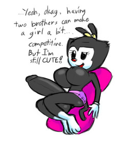 anthro balls big_breasts black_fur breasts clothed clothing dickgirl dot_warner english_text erect_nipples erection fur huge_breasts intersex nipples norithics open_mouth panties penis pillow plain_background skimpy text tongue underwear white_background white_fur
Rating: Explicit
Score: 5
User: Robinebra
Date: February 09, 2013 anthro balls big_breasts black_fur breasts clothed clothing dickgirl dot_warner english_text erect_nipples erection fur huge_breasts intersex nipples norithics open_mouth panties penis pillow plain_background skimpy text tongue underwear white_background white_fur
Rating: Explicit
Score: 5
User: Robinebra
Date: February 09, 2013