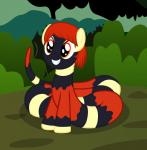 apode begging fangs female hair legless red_hair serpentine solo split_form teeth badumsquish hasbro my_little_pony fan_character milky_(oc) colubrid draconcopode equid equine horse hybrid kingsnake lamia lampropeltini mammal milk_snake pony reptile scalie snake 2016 hi_res story story_in_description