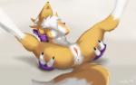 2014 3_fingers anus black_nose breasts canine chest_tuft claws digimon elbow_gloves female fox fur gloves labia_majora labia_minora lascha leg_grab legs_up lying mammal mane nude on_back open_mouth plain_background presenting presenting_anus presenting_pussy pussy renamon solo spread_legs spreading tuft
Rating: Explicit
Score: 30
User: Finchmaster
Date: March 31, 2014
