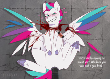 animal_genitalia animal_penis animal_vulva blood blue_body blue_eyes blue_feathers blush bodily_fluids bone decapitation dialogue duo dying equine_genitalia equine_penis equine_vulva feathered_wings feathers female feral first_person_view forced genitals gore gore_focus half-closed_eyes hooves knife magic male male/female multicolored_body multicolored_feathers multicolored_wings mutilation narrowed_eyes penetration penis pink_body pink_feathers purple_body purple_feathers rape sex smile snuff spread_wings telekinesis text underhoof vaginal vaginal_penetration vulva white_body white_feathers wings gurokappa hasbro mlp_g5 my_little_pony mythology zipp_storm_(mlp) equid equine mammal mythological_creature mythological_equine pegasus 2023 absurd_res digital_media_(artwork) english_text hi_res signature
