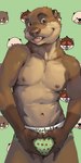 anthro athletic athletic_anthro athletic_male briefs brown_body brown_eyes brown_fur brown_nose bulge clothed clothing countershade_torso countershading detailed_bulge front_view fur furry-specific_brand genital_outline looking_at_viewer male multicolored_body multicolored_fur navel nipples penis_outline solo text text_on_briefs text_on_clothing text_on_underwear tongue tongue_out two_tone_body two_tone_fur underwear underwear_only whiskers senor_nutria rudderbutts mike_(rudderbutts) mammal mustelid otter river_otter 1:2 2020 digital_media_(artwork) hi_res portrait three-quarter_portrait