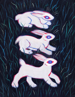 ambiguous_gender blue_eyes feral fur grass paws pink_inner_ear plant red_sclera short_tail solo tail whiskers white_body white_fur vecb-art lagomorph leporid mammal rabbit digital_media_(artwork) hi_res procreate_(artwork)