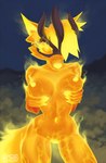 alternate_species anthro big_breasts breasts female fire furrification furryfox genitals hair nipples pussy short_hair solo tail chopchop bethesda_game_studios microsoft oblivion the_elder_scrolls atronach elemental_creature fire_creature flame_atronach hi_res