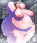 abigail_quait anthro breasts domestic_pig female hi_res mammal nipples nude overweight robthehoopedchipmunk shower shower_head solo suid suina sus_(pig) wet
