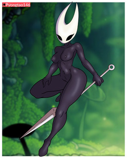 2_horns 4_fingers anthro big_breasts biped black_eyes black_nipples blurred_background breasts deep_navel eyelashes female female_anthro fingers genitals glistening glistening_body glistening_breasts hand_on_leg hand_on_own_leg hand_on_own_thigh hand_on_thigh holding_melee_weapon holding_object holding_weapon horn hornet's_needle innie_vulva melee_weapon navel nipples non-mammal_breasts non-mammal_navel non-mammal_nipples non-mammal_vulva nude nude_anthro nude_female patreon_logo patreon_username solo text vulva weapon pyongtao_(artist) hollow_knight_(franchise) patreon team_cherry hornet_(hollow_knight) arachnid arthropod spider 2025 4:5 artist_name digital_media_(artwork) hi_res